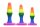 Rainbow 3-teiliges Analplug-Set aus Silikon