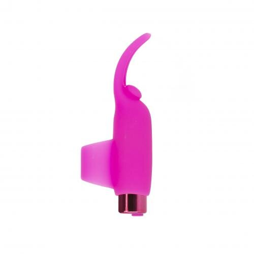 Neckender Zungen-Finger-Vibrator - Rosa