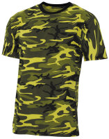 US T-Shirt, "Streetstyle",gelb-camo, 140-145...