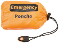 Notfall-Poncho, orange,