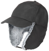 Winter Cap, "Trapper",schwarz