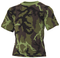 Kinder T-Shirt, M 95 CZ tarn,halbarm, 170 g/m²