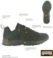 Halbschuhe, "MAGNUM", Storm Trail Lite, oliv