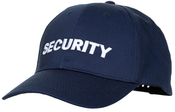 US Cap, blau,bestickt, "Security"