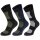 Socken, "Esercito", gestreift,halblang, 3er Pack