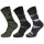 Socken, "Esercito", tarn,halblang, 3er Pack