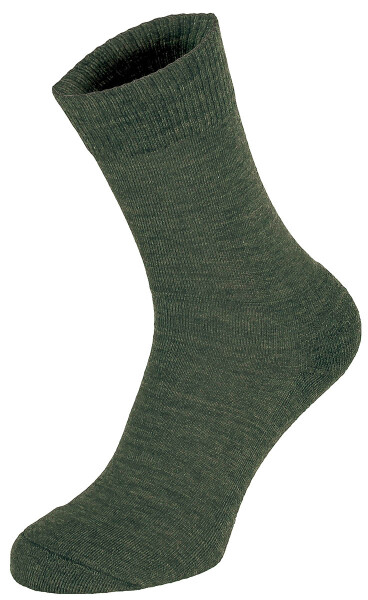 Socken, "Merino", oliv 42-44