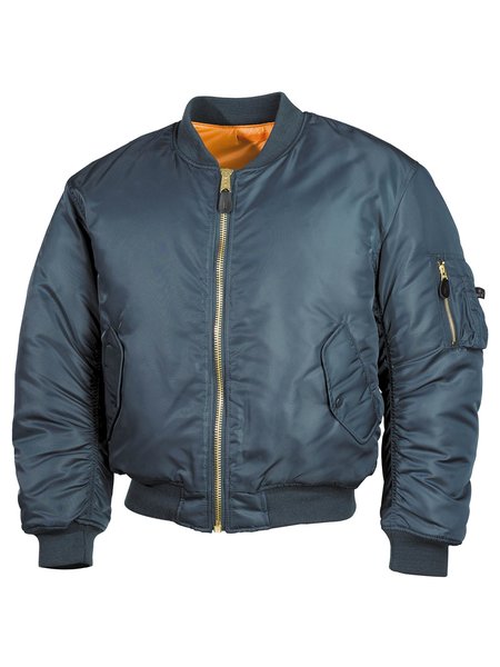 MA1 Bomber jacket the US pilots jacket alpha-blue