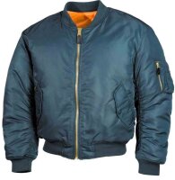 MA1 Bomberjacke US Pilotenjacke alphablau