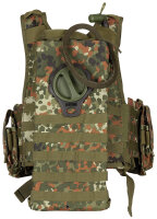 Weste, "Ranger", div. Taschen, flecktarn,...