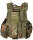 Weste, "Ranger", div. Taschen, flecktarn, Modular  System, 5 Ta.