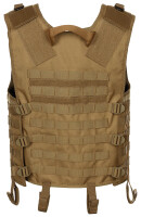 Weste, "Molle light", coyote tan, Modular System