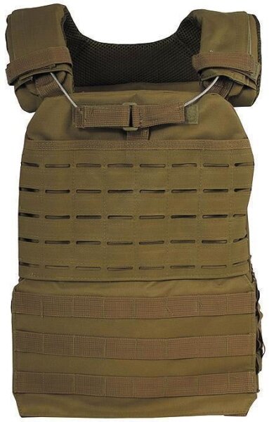 Tactical Weste "Laser Molle" coyote tan