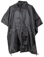 US Poncho, Rip Stop, Mod., Schwarz, Gr. 144 x 223 cm