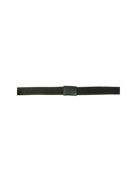 FEDERAL ARMED FORCES trousers belt, olive, with box castle, 3 cm wide
