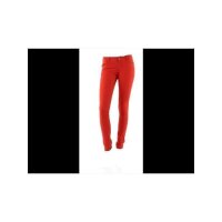 Trendige Da Röhrenjeans Rot L-long