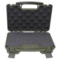 Gun suitcase, plastic, small, lockable, olive