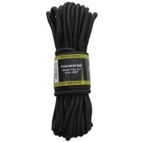 Seil, Schwarz, 9 mm, 15 Meter