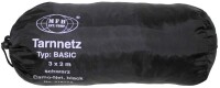 Tarnnetz, 3 x 2 m, "Basic", Schwarz, mit PVC-Tragebeutel