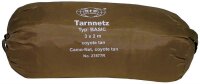 Tarnnetz, 3 x 2 m, "Basic", coyote t., mit PVC-Tragebeutel