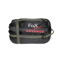 Mumienschlafsack "Advance" Schwarz/grau