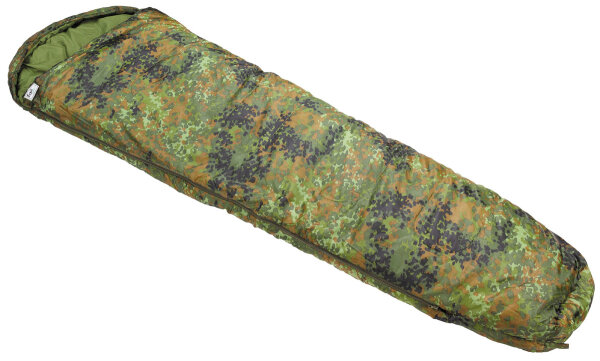 Mumienschlafsack flecktarn