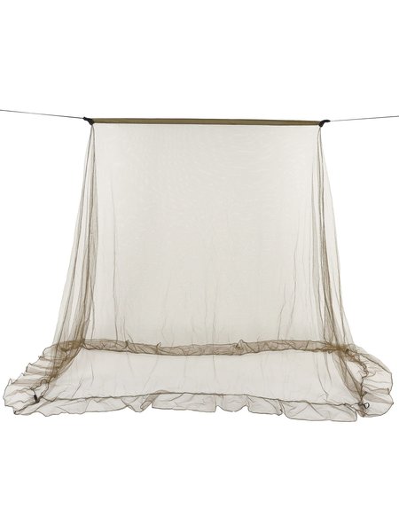 Camping mosquito net, tent form, olive, L. 2.0 m, H. 1.5 m, B.1,0m