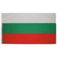 Bandiera, Bulgaria, poliéster, Gr. 90 x 150 cm