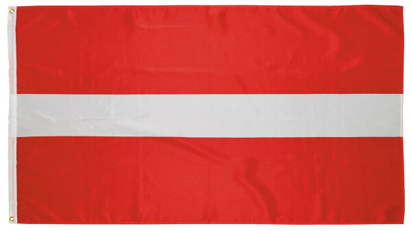 Fahne, Lettland, Polyester, Gr. 90 x 150 cm