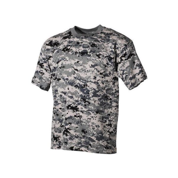 US T-Shirt, halbarm, digital - urban, 170g/m² L