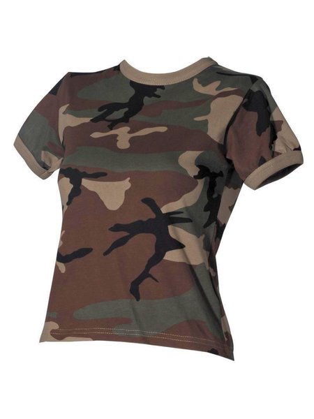 US T-Shirt, Damen, woodland S