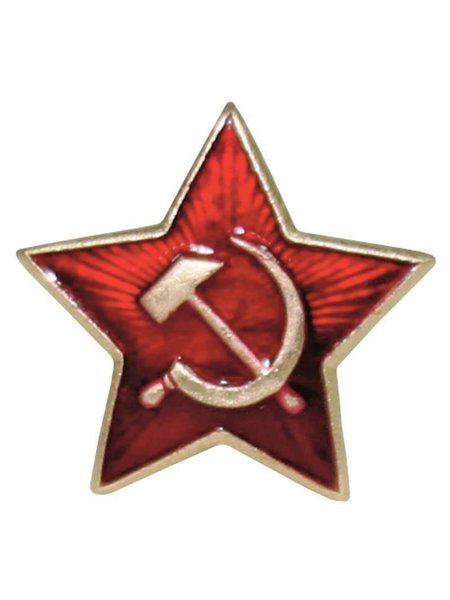 Hollín. Estrella roja A lo grande orig la URSS la insignia el emblema DE NUEVO