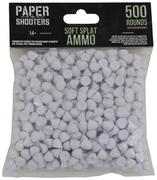 PAPER SHOOTERS Munition 500 Stück