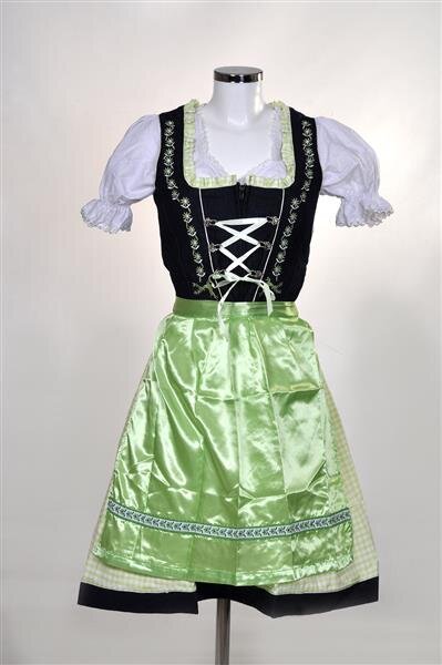 Dirndl Trachtenkleid 3 tlg. Grün