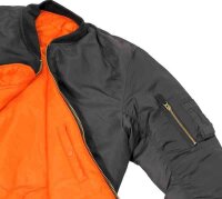 MA1 Bomberjacke US Pilotenjacke urban grau