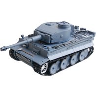 RC Tank Duitse tiger I lange grijze Heng 1:16, en...