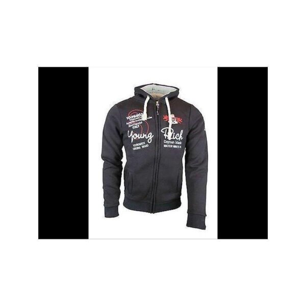 Young & Rich Sweatjacke Black S