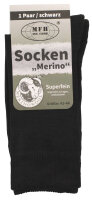 Socken "Merino" Schwarz