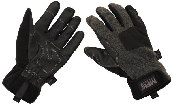 Fingerhandschuhe "Cold Time" windabweisend grau