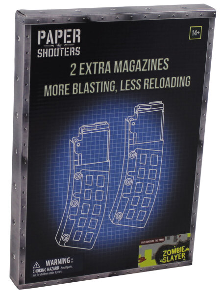 PAPER SHOOTERS Bausatz "Magazin-Zombie Say" 2er Pack