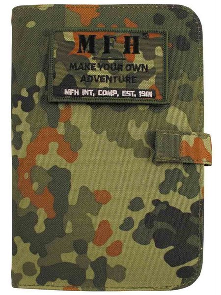 Appointment planner A5 ring book fixture Flecktarn