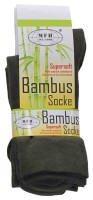 Socken "Bambus" Oliv 3-er Pack