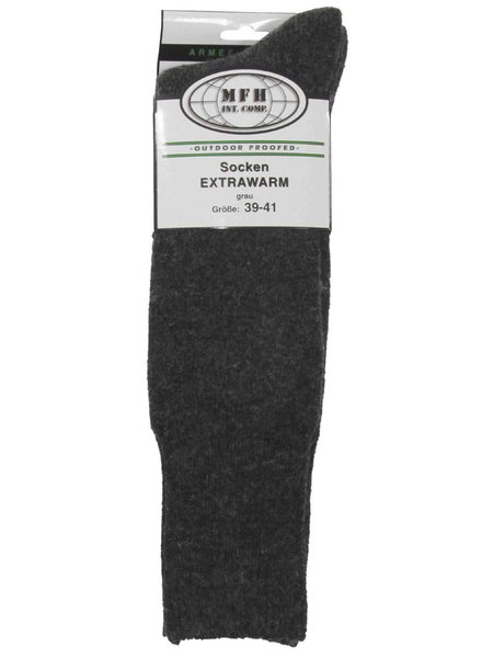 Chaussettes Particullièrement chaud 45/47 gris