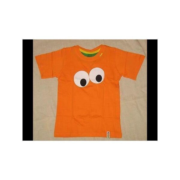 Kinder T-Shirt KiDiD mit Beutel Kleinkind Gr. 86-116 für Mädchen und Jungen  NEU 86 / 92 Orange (Dino)