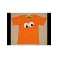 Kinder T-Shirt KiDiD mit Beutel Kleinkind Gr. 86-116 für Mädchen und Jungen  NEU 86 / 92 Orange (Dino)