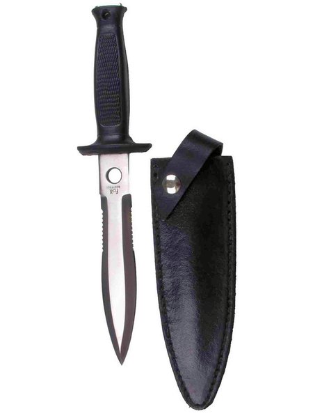 Boot knife 2-dashing leather scabbard and boot clip DHL