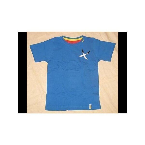 Kinder T-Shirt KiDiD 110 / 116 Blau (Pirat)