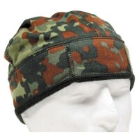 BW Mütze Fleece flecktarn