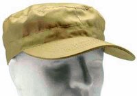 Cap mit Gummizug khaki