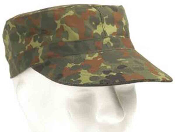 Cap mit Gummizug Flecktarn